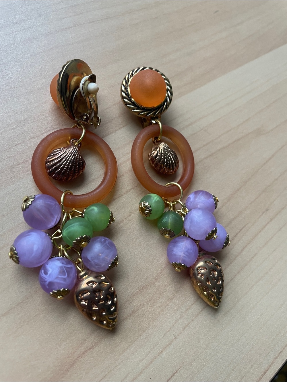 Vintage style CLIPON earrings - Picture 4 of 4